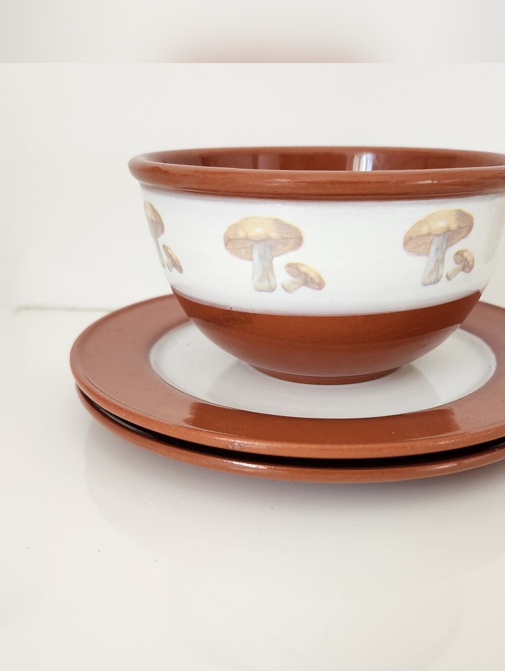 Fapor - Portuguese Terracotta Dish Set - Mushroom